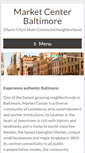 Mobile Screenshot of marketcenterbaltimore.org